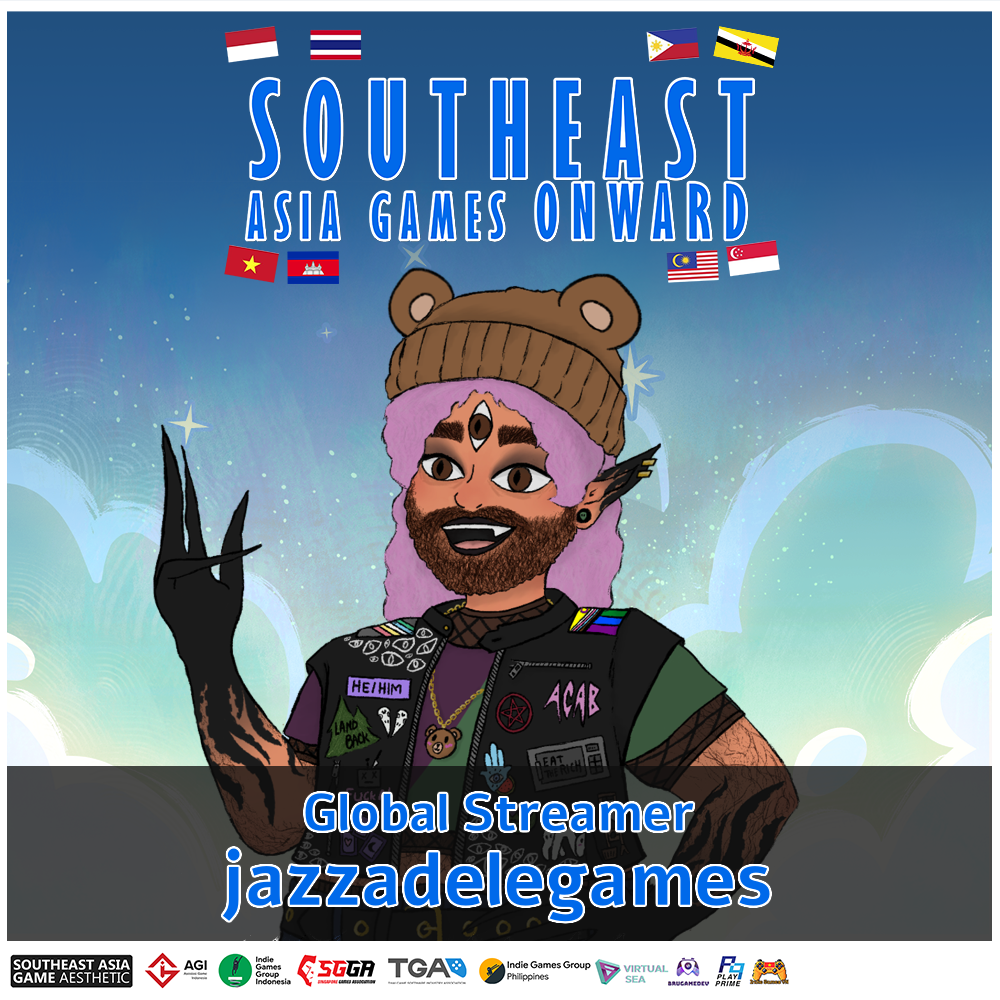 South East Asia Games Onwards Promo Poster. Southeast Asia Games Onward: Global Streamer - jazzadelegames!
